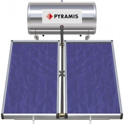 Pyramis 160Lt / 3m² Ηλιακός Θερμοσίφωνας Επιλεκτικού συλλέκτη Διπλής Ενέργειας (026000405)