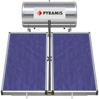 Pyramis 160Lt / 3m² Ηλιακός Θερμοσίφωνας Επιλεκτικού συλλέκτη Τριπλής Ενέργειας (026001205)