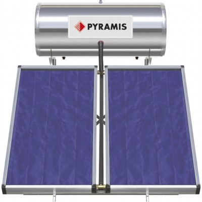 Pyramis 200Lt / 3m² Ηλιακός Θερμοσίφωνας Επιλεκτικού συλλέκτη Τριπλής Ενέργειας (026001305)