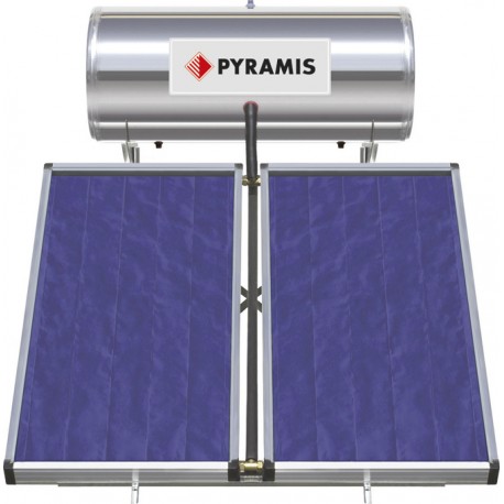 Pyramis 200Lt / 3m² Ηλιακός Θερμοσίφωνας Επιλεκτικού συλλέκτη Τριπλής Ενέργειας (026001305)