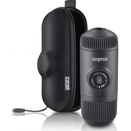 Wacaco Nanopresso Φορητή Μηχανή Espresso + Θήκη σε γκρι χρώμα