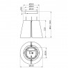 Faber Beat F45 db Matt Απορροφητήρας Νησίδα