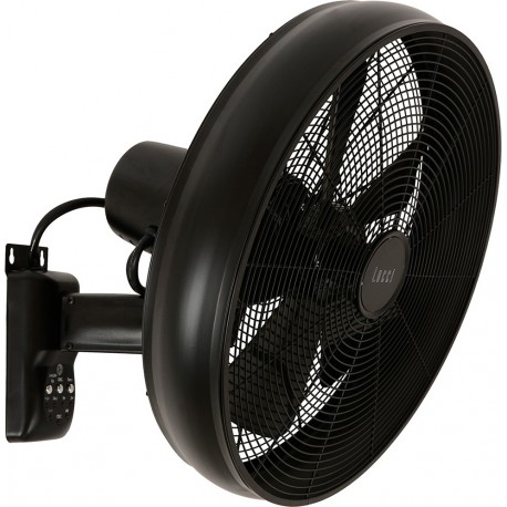 Lucci Air Breeze Wall Fan Black Ανεμιστήρας Τοίχου 80213124