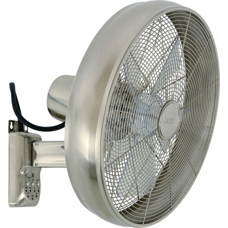 Lucci Air Breeze Wall Fan Brushed Chrome (80213126)