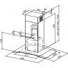 Faber Tratto Isola/SP EV8 X/V A90 Απορροφητήρας Νησίδα Inox