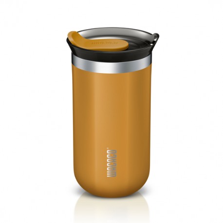 Wacaco Octaroma Lungo Travel Mug Θερμός 300ml Amber Yellow