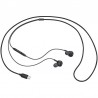 Samsung EO-IC100BB In-ear Handsfree με Βύσμα USB-C Μαύρο