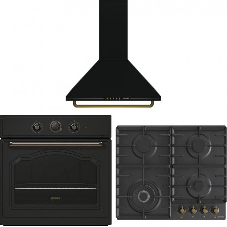 Gorenje BOS67372CLB + GW642CLB + WHC63CLB Εντοιχιζόμενο Σετ Οικιακών Συσκευών