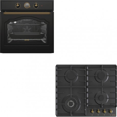 Gorenje BOS67372CLB + GW642CLB Εντοιχιζόμενο Σετ Οικιακών Συσκευών