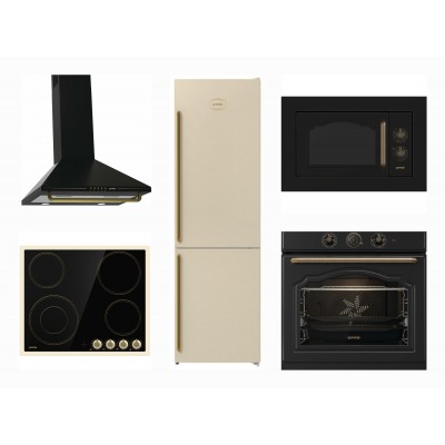 Gorenje BOS67372CLB + EC642CLI + WHC63CLB + BM235CLB + NRK6202CLI Σετ Οικιακών Συσκευών Classico