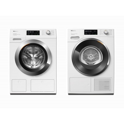 Miele WWI880 WCS 125 Gala Edition + TWL680 WP 125 Gala Edition Σετ Πλυντήριο & Στεγνωτήριο Ρούχων