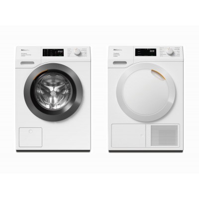 Miele WEB395 WCS 125 Edition + TEC675WP 125 Edition Σετ Πλυντήριο & Στεγνωτήριο Ρούχων