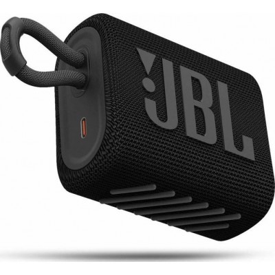 JBL GO3, Portable Bluetooth Speaker - Black