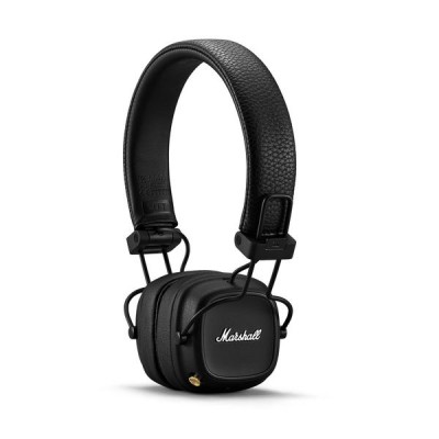 Marshall Major IV Bluetooth Black Ασύρματα Bluetooth Ακουστικά