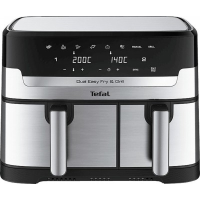 Tefal EY905D Easy Fry Dual Easy Grill Φριτέζα Αέρος 8.3lt