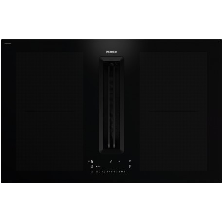 Miele KMDA 7676 FL-A Black Επαγωγική Εστία Αυτόνομη με Απορροφητήρα