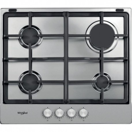 Whirlpool TGML660IX Εστία Υγραερίου Αυτόνομη Inox 58x51εκ.