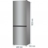 Gorenje NRKE62XL - 739104 Ψυγειοκαταψύκτης Inox 031008501