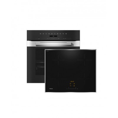 Miele H 7260B + KM 7361 FR Φούρνος άνω Πάγκου με Επαγωγικές Εστίες