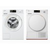 Miele WSD023 WCS + Miele TSC223 WP Σετ Πλυντήριο & Στεγνωτήριο Ρούχων